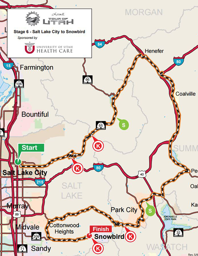 Stage 6 map